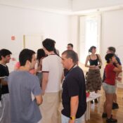 Encuentro final del proyecto Correspondencia con Conciencia en el Museo del Prado, junto al grupo de Esferas en Acción y jóvenes de In Medias Res.